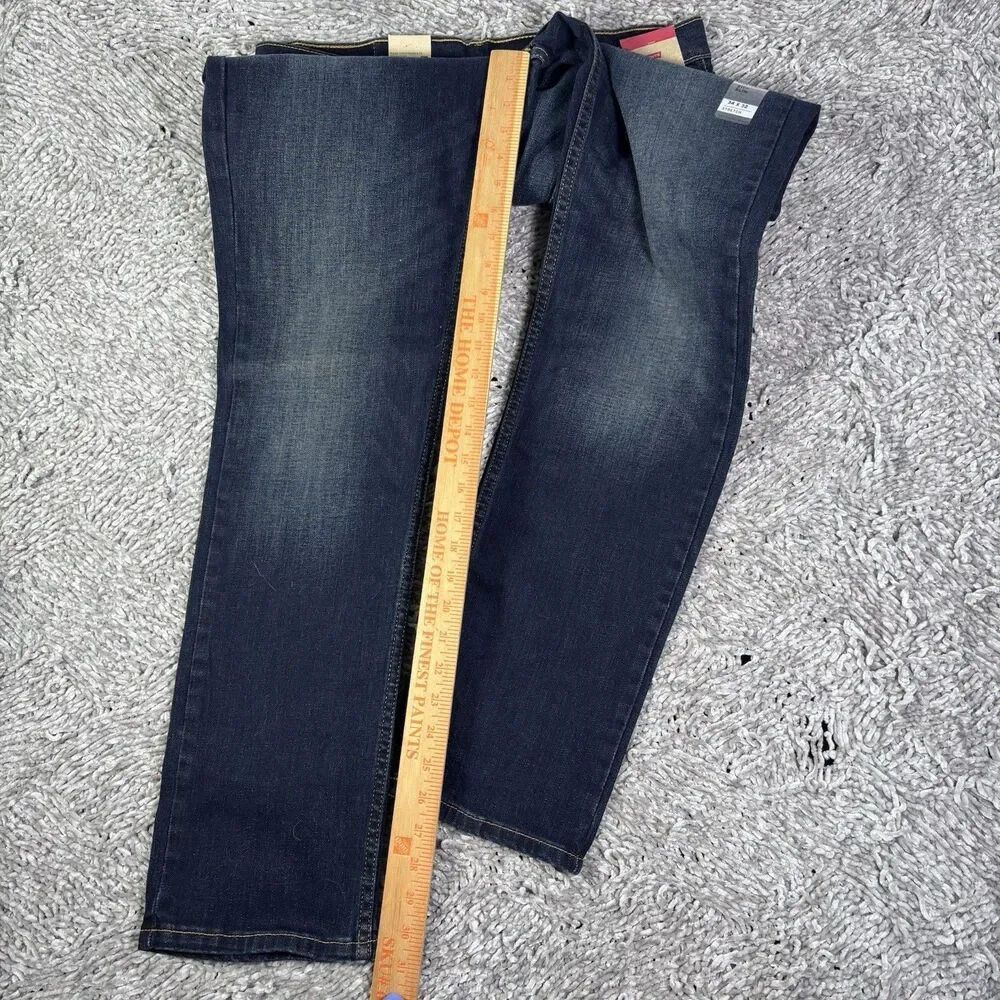 Levis 511 Slim Jeans Mens 34x32 Denim Blue Stretch Preppy Designer Flex NWTGS